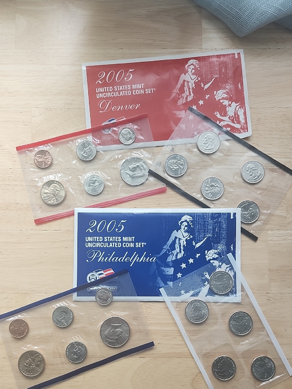 2005 P&D Uncirculated US Mint Sets